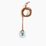 Small Rock Pendant on Leather