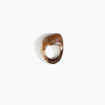 Dinosaur Designs RGPLNPEB Pebble Ring CAPPUCCINO..