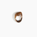 Dinosaur Designs RGPLNPEB Pebble Ring CAPPUCCINO.