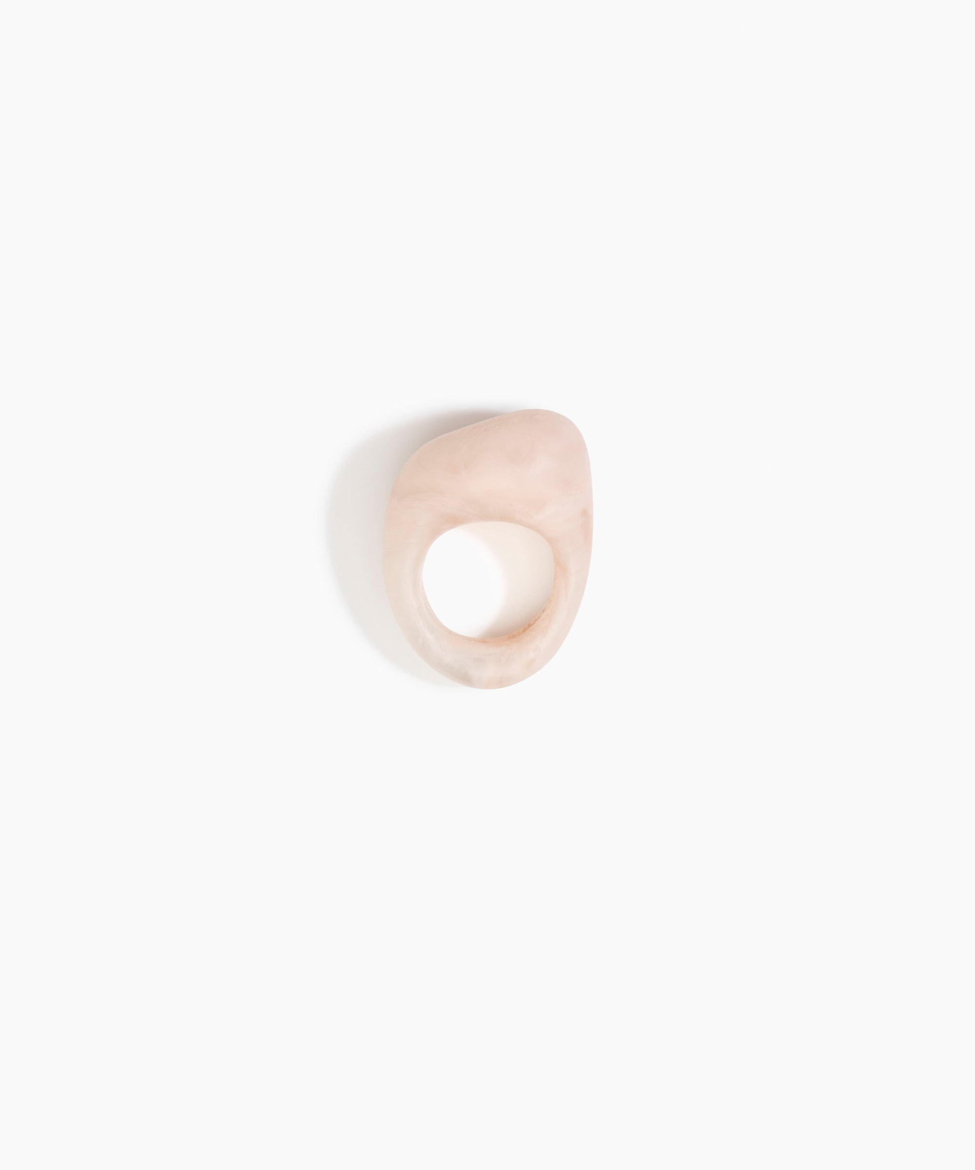 Dinosaur Designs RGPLNPEB Pebble Ring ROSE SWIRL.
