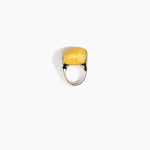 Dinosaur Designs RGPLNPEBDUO Pebble Duo Ring POLLEN..