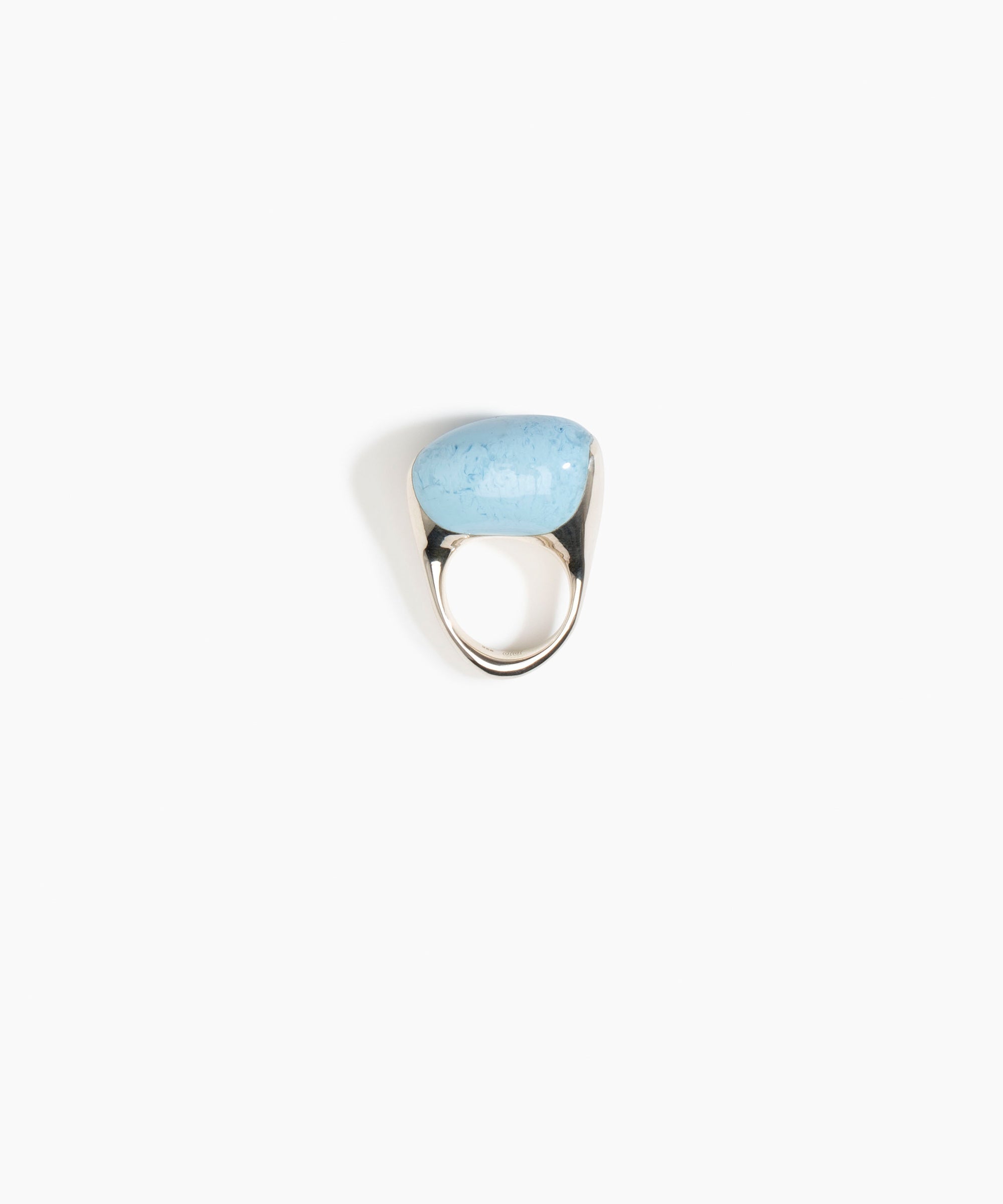 Dinosaur Designs RGPLNPEBDUO Pebble Duo Ring POOL