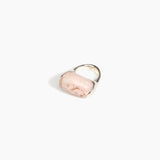 Dinosaur Designs RGPLNPEBDUO Pebble Duo Ring ROSE SWIRL..