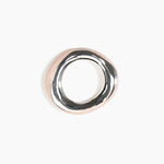 Dinosaur Designs SBRCKDUOSML Small Rock Duo Bangle SILVER ROSE SWIRL.