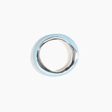 Dinosaur Designs SBRCKDUOWBN Rock Duo Wishbone Bangle SILVER POOL