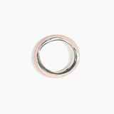 Dinosaur Designs SBRCKDUOWBN Rock Duo Wishbone Bangle SILVER ROSE SWIRL..