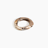 Dinosaur Designs SBRCKSML Small Rock Bangle CAPPUCCINO.