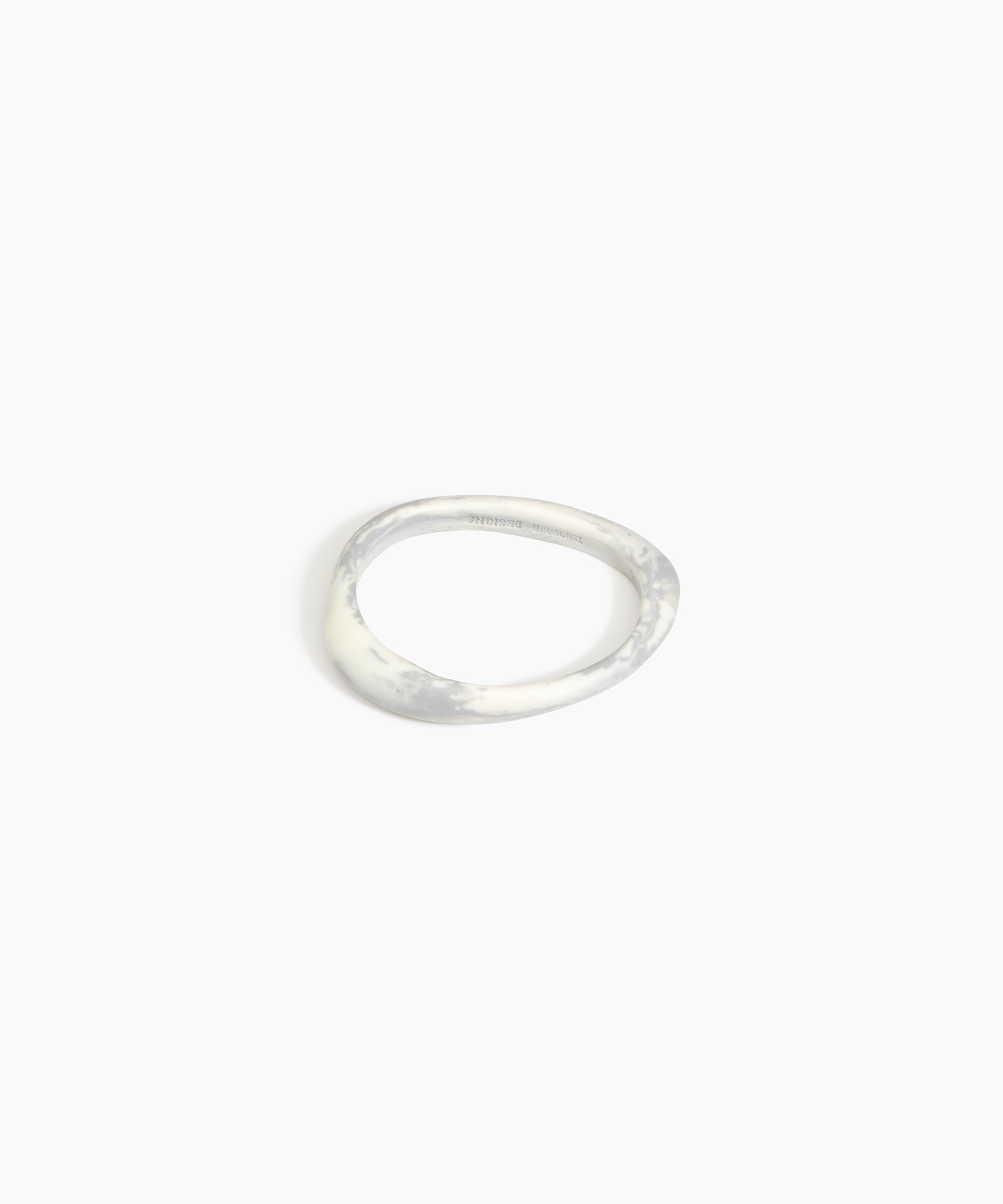 Dinosaur Designs SBRCKWBN Rock Wishbone Bangle CLOUD..