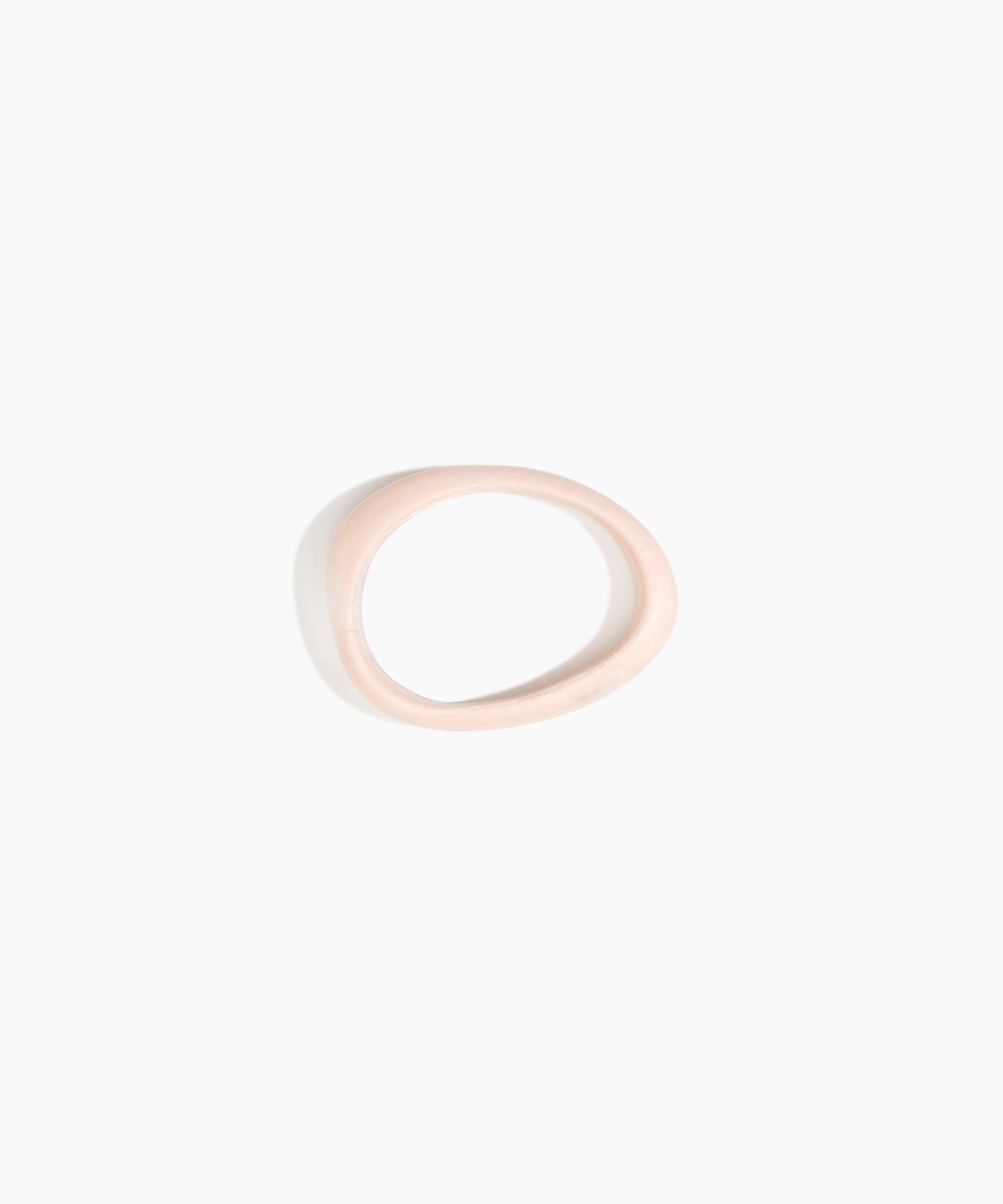 Dinosaur Designs SBRCKWBN Rock Wishbone Bangle ROSE SWIRL..