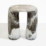 Dinosaur Designs Rock Tower Table in Granite Colour resin
