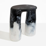 Dinosaur Designs TABRCKTOW Rock Tower Table SLATE