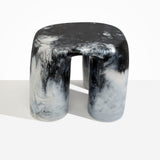Dinosaur Designs 4 Leg Rock Tower Table in Slate Colour resin