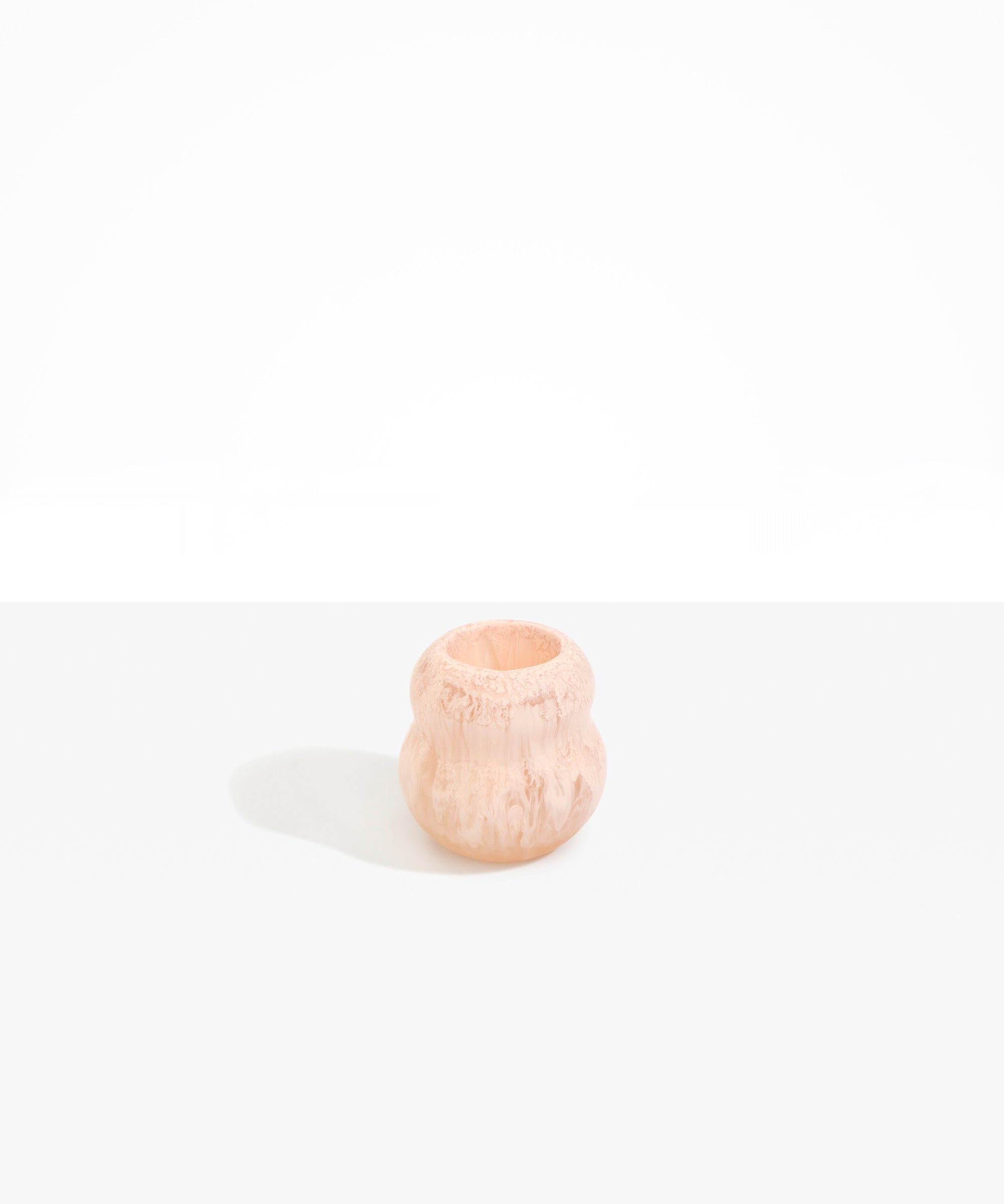 Dinosaur Designs VASBEEHSML small beehive vase ROSE SWIRL 