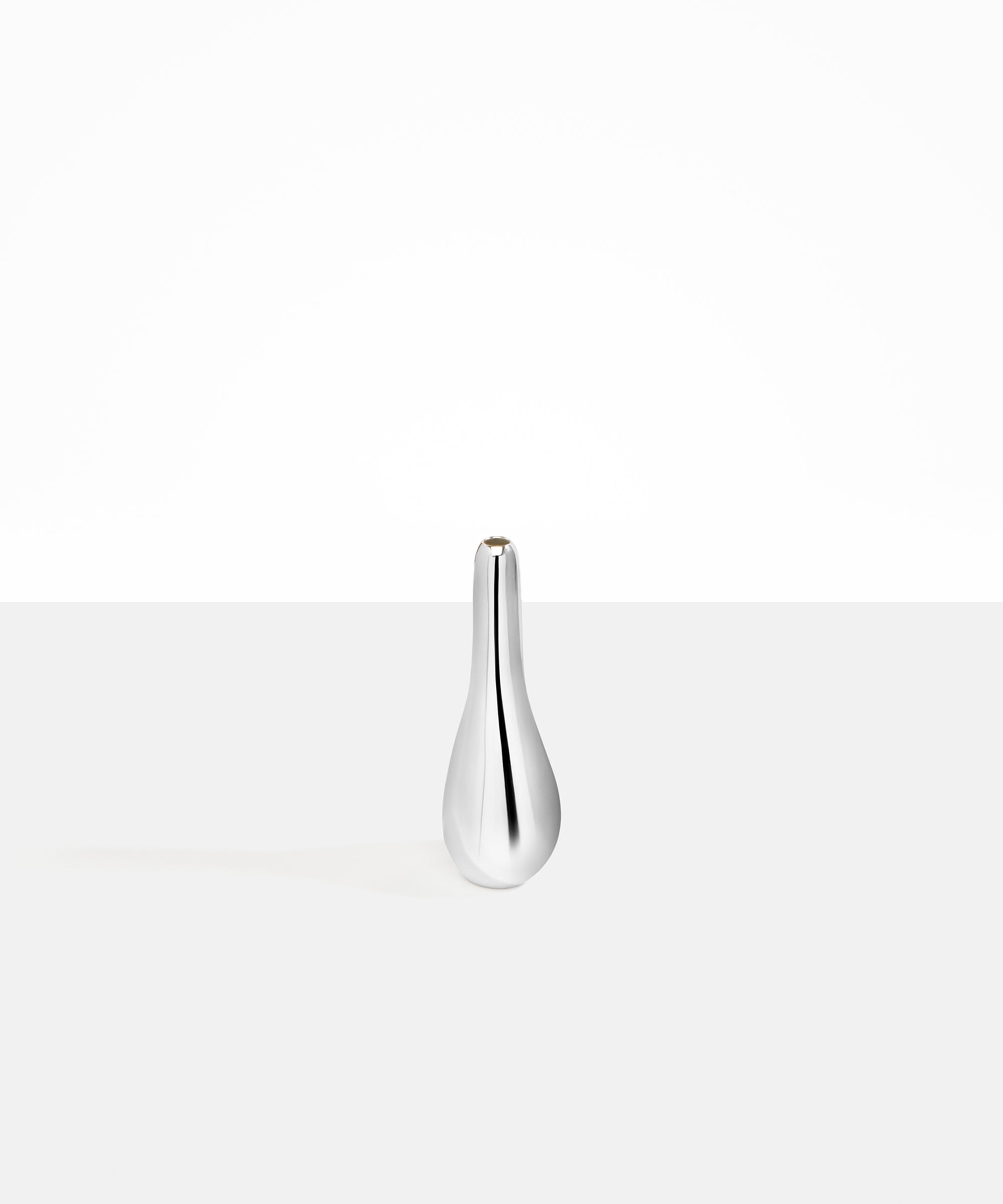 Medium Metal Swan Vase