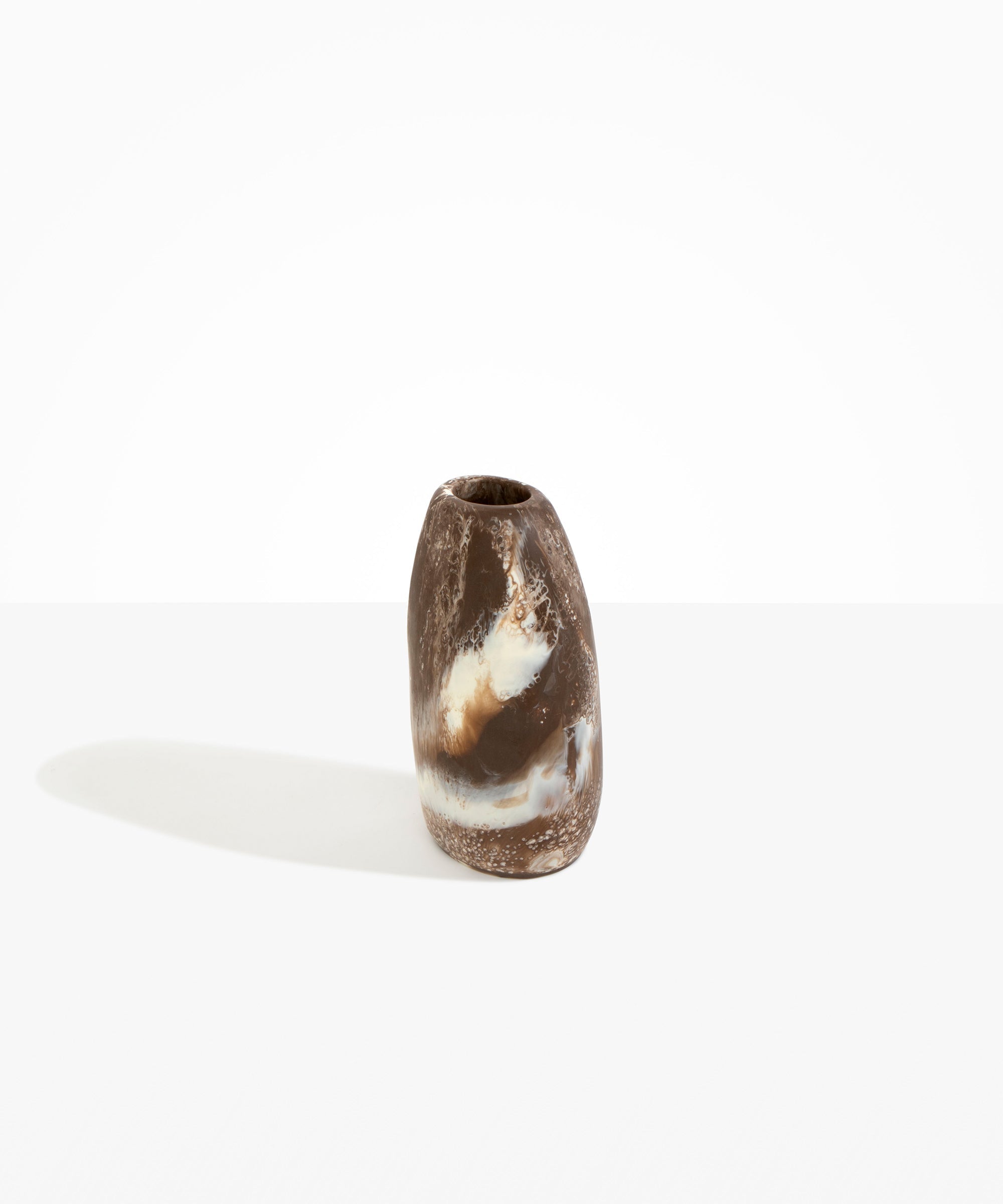 Dinosaur Designs VASPEBMED Medium Pebble Vase CAPPUCCINO