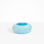 Dinosaur Designs VASRCKFLT flat rock vase POOL 