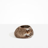 Dinosaur Designs VASRCKOVL Oval Rock Vase CAPPUCCINO