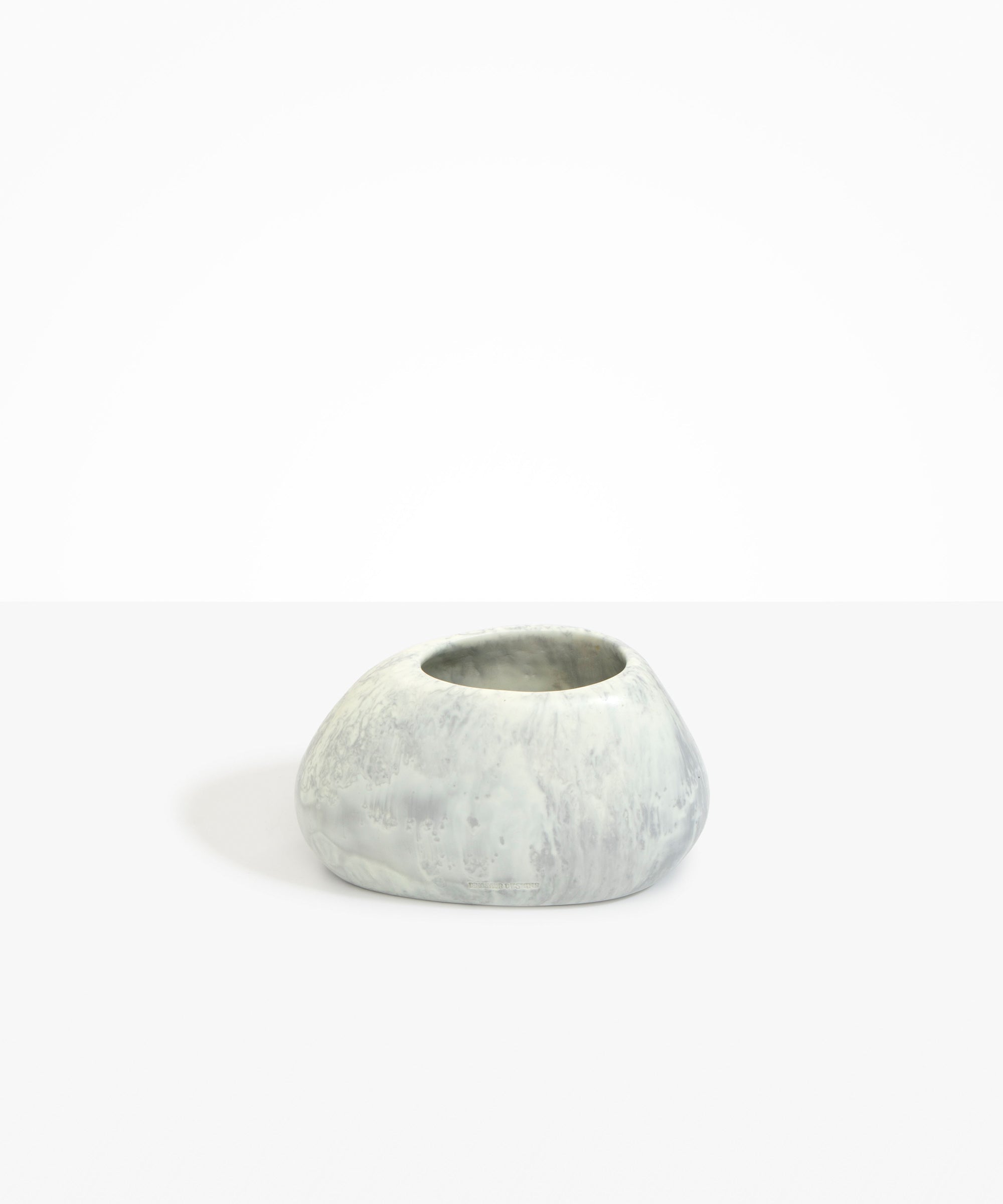 Dinosaur Designs VASRCKOVL Oval Rock Vase CLOUD.