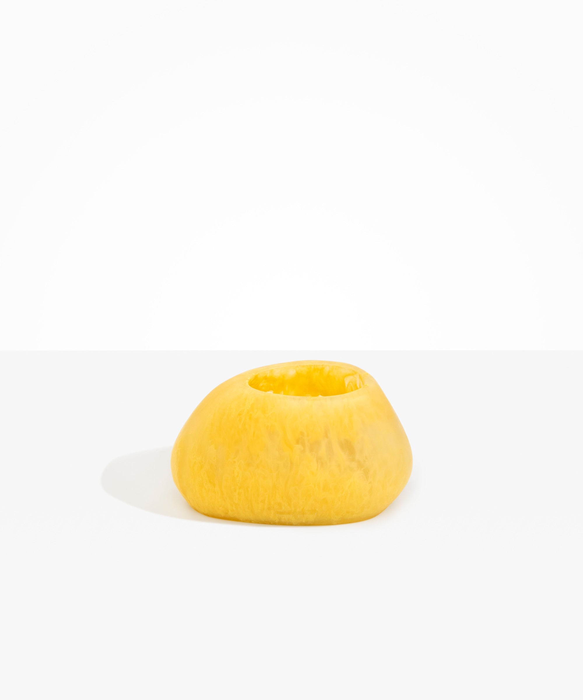Dinosaur Designs VASRCKOVL oval rock vase POLLEN .