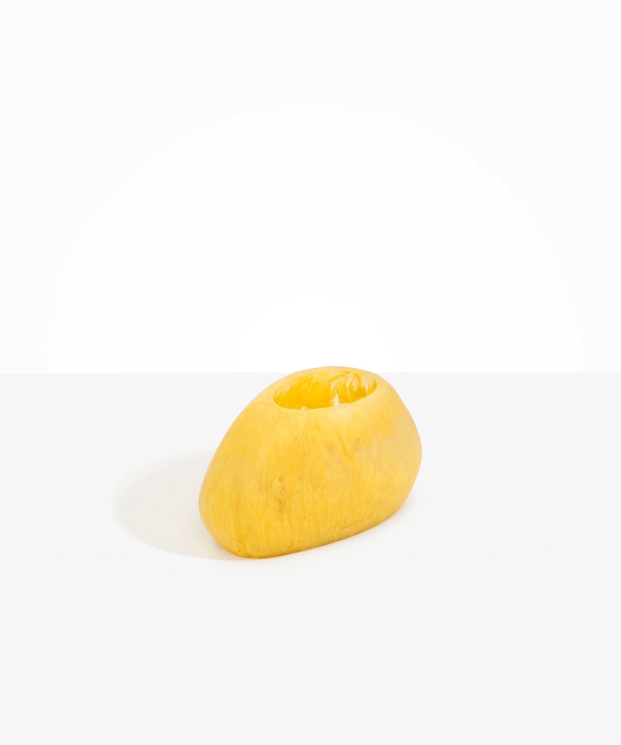 Dinosaur Designs VASRCKOVL oval rock vase POLLEN .