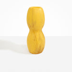Dinosaur Designs Rock Totem Vase in Pollen color resin