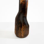 Dinosaur Designs Tall Studio Vase in Dark Horn Colour resin.