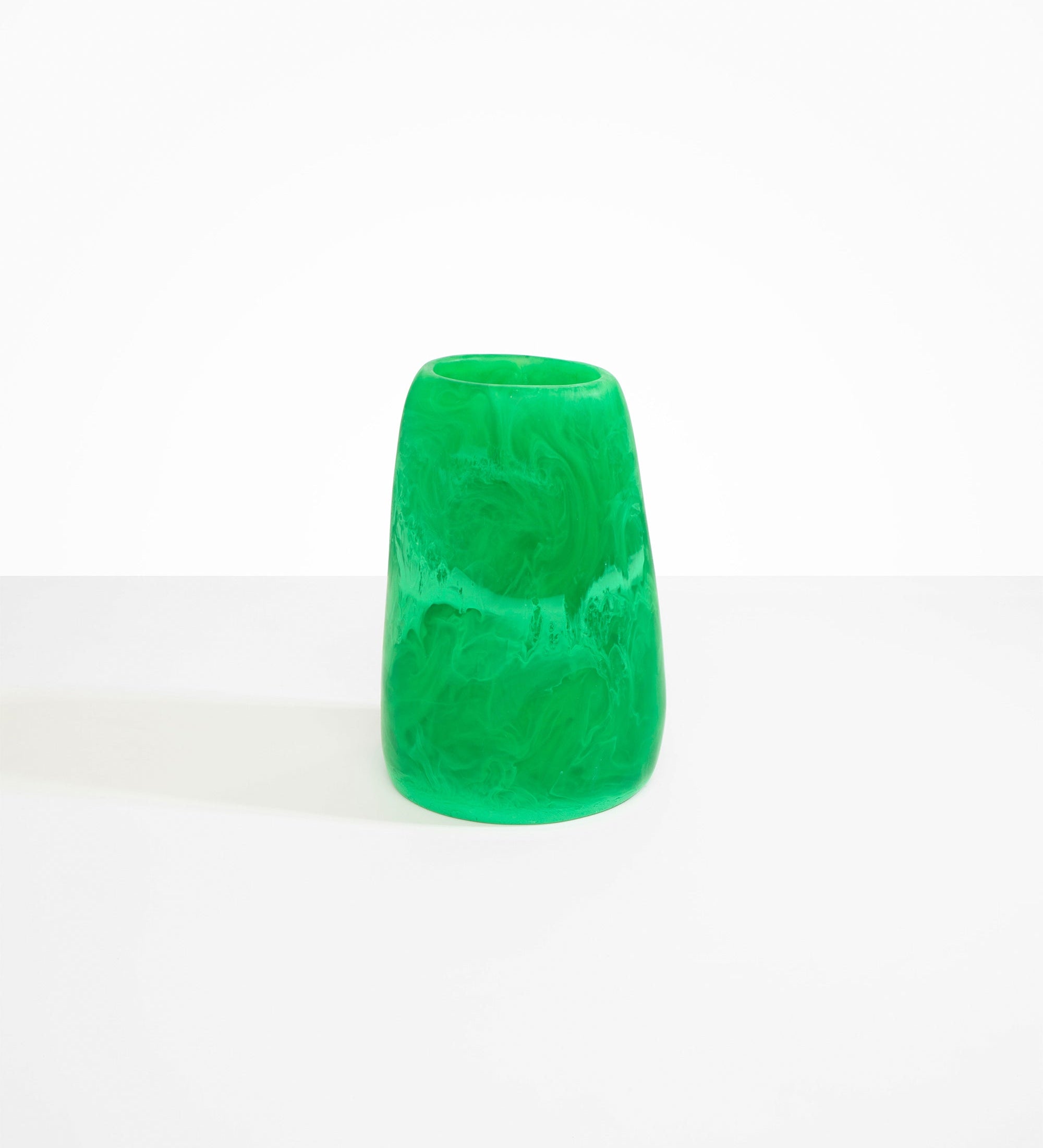 Dinosaur Designs Large Pebble Vase Vases in Leaf Colour resin