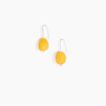 Dinosaur Designs Earth Wire Earrings in Honeycomb Colour resin with 925 Sterling Silver Material.