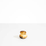 Dinosaur Designs Small Pebble Jar in Light Horn Colour resin..