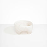 Dinosaur Designs Large Offering Bowl Bowls in Snow Swirl color resin