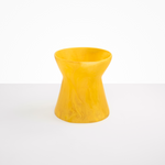 Dinosaur Designs Large Bow Vase in Honeycomb color resin