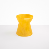 Dinosaur Designs Large Bow Vase in Honeycomb color resin