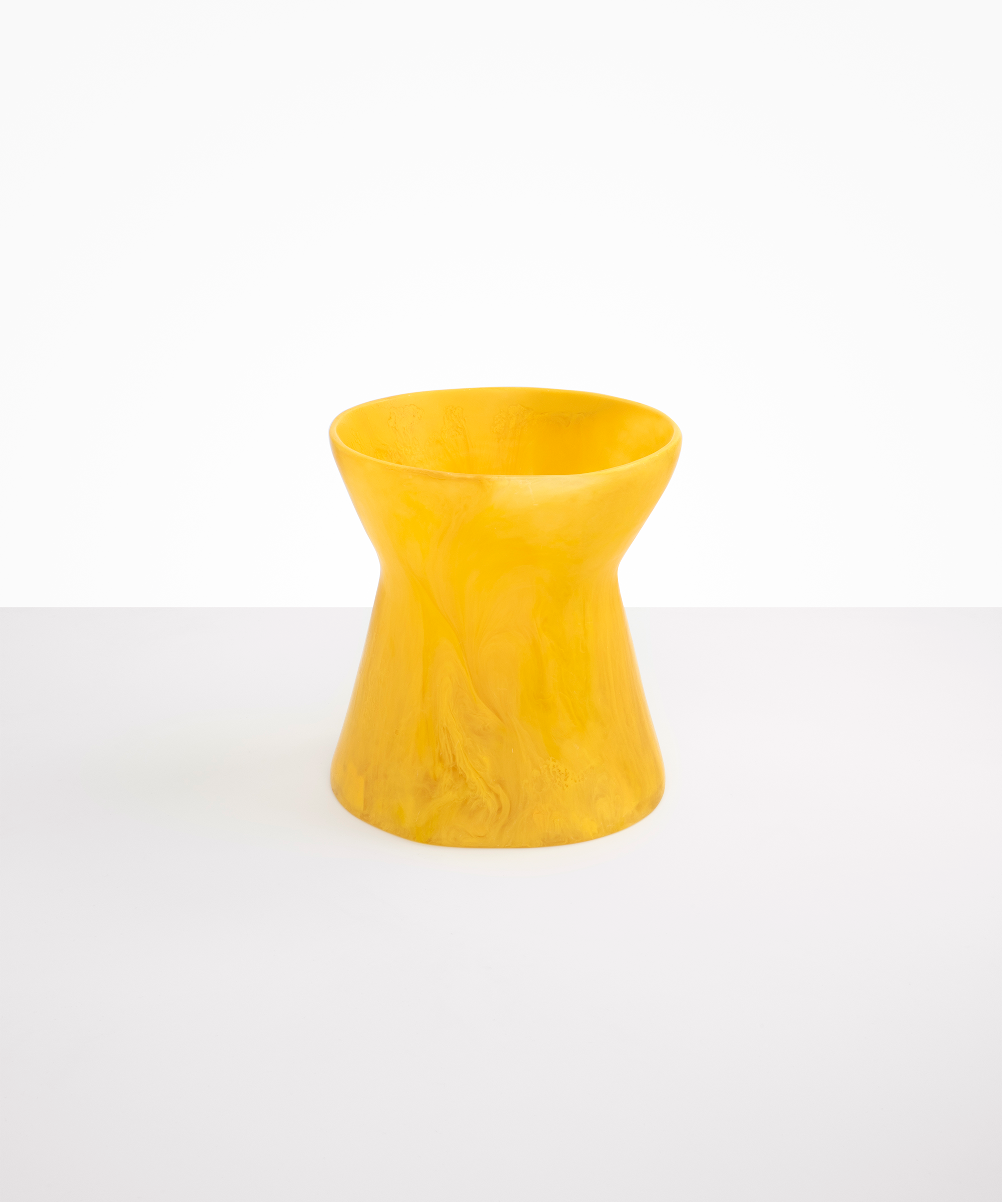Dinosaur Designs Large Bow Vase in Honeycomb Colour resin.