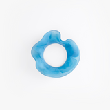 Dinosaur Designs Orchid Bangle in Sky Colour resin with Wide Fit..
