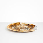 Dinosaur Designs Long Temple Platter in Light Horn Colour resin