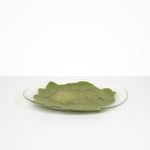 Dinosaur Designs Long Temple Platter in Olive color resin