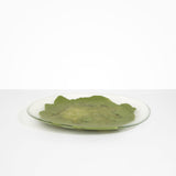 Dinosaur Designs Long Temple Platter in Olive color resin