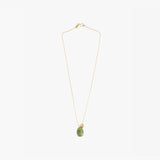 Dinosaur Designs Joie De Vivre Pendant Necklaces in Olive Colour resin with Gold-Filled Material