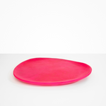 Dinosaur Designs Large Pebble Platter in Flamingo Colour resin.
