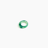 Dinosaur Designs Slate Ring in Moss Colour resin with Regular Fit.