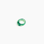 Dinosaur Designs Slate Ring in Moss Colour resin with Regular Fit..
