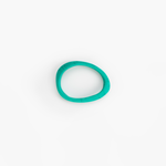 Dinosaur Designs Rock Wishbone Bangle in Mineral Swirl Colour resin with Wide Fit.