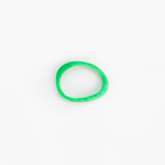 Dinosaur Designs Rock Wishbone Bangle in Leaf Colour resin with Wide Fit.