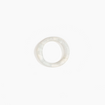 Dinosaur Designs Drift Wishbone Bangle Bracelets in Chalk Swirl Colour resin with Narrow Fit
