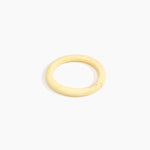 Dinosaur Designs Small Organic Oval Bangle Bracelets in Lemon color resin with Wide Fit