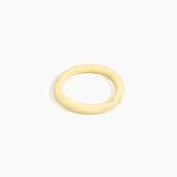 Dinosaur Designs Small Organic Oval Bangle Bracelets in Lemon color resin with Wide Fit