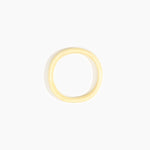 Dinosaur Designs Polished Classic Wishbone Bangle in Lemon Colour resin with Regular Fit.