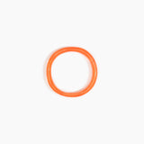 Dinosaur Designs Polished Classic Wishbone Bangle Bracelets in Lychee Colour resin with Wide Fit