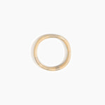 Dinosaur Designs Polished Classic Wishbone Bangle in Sandy Pearl Colour resin with Wide Fit.