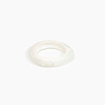 Dinosaur Designs SBRCKSML Small Rock Bangle CHALK SWIRL.